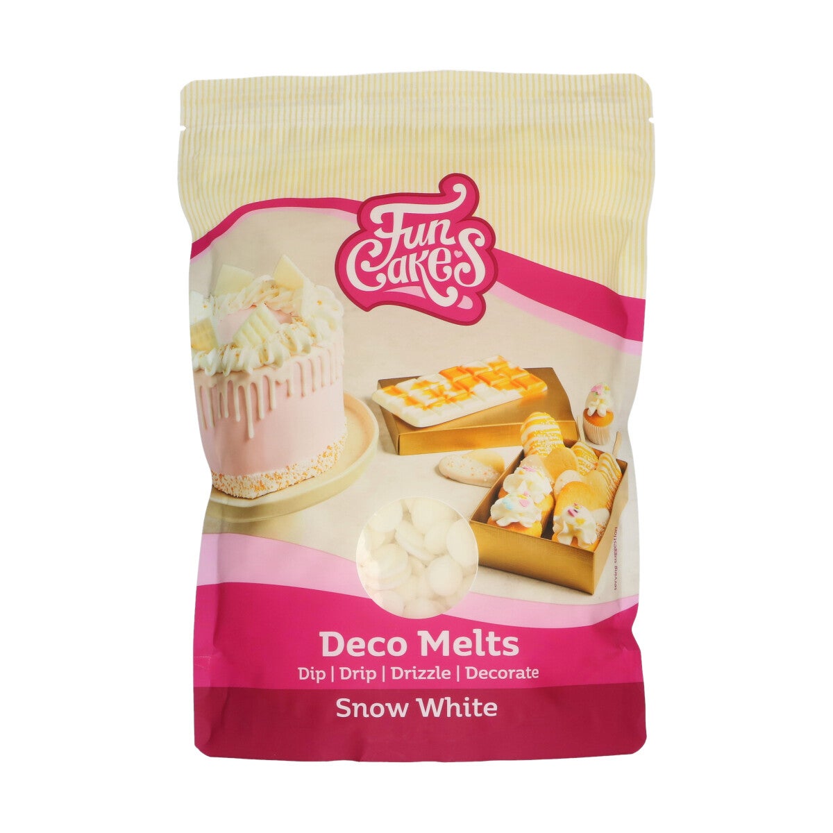 FunCakes Deco Melts - Natuurlijk Wit - 1kg