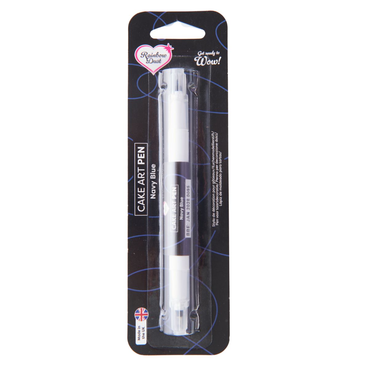 Rainbow Dust Food Art Pen Navy Blue
