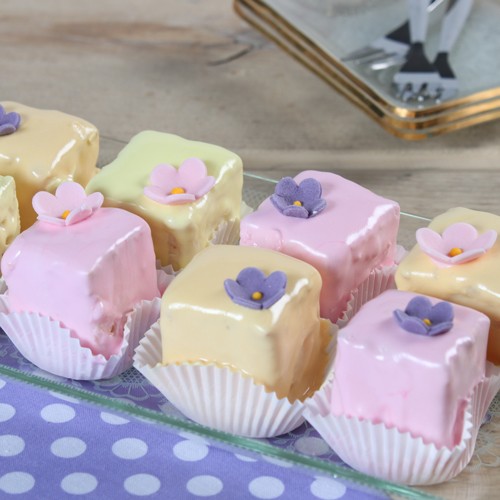 Spring petit fours - FunCakes