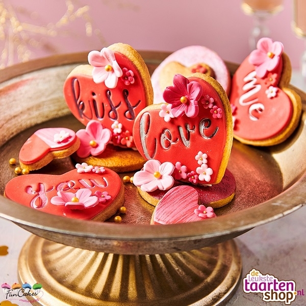 Valentine Cookies - deleukstetaartenshop.com