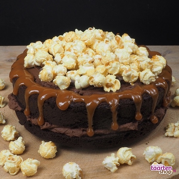 Popcorn Cake for Movie Party or Red Carpet Party