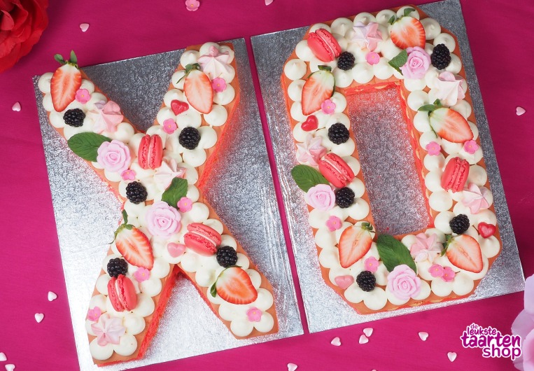 Number or Letter Cookie Cake – Flowerbake by Angela